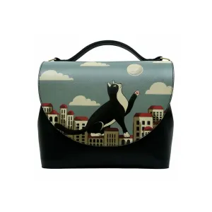 Сумка с ручкой DOGO "Ladies Handy Bag Over the Moon Vegan Ladies Handbags (Fashion)", Vegan, черный