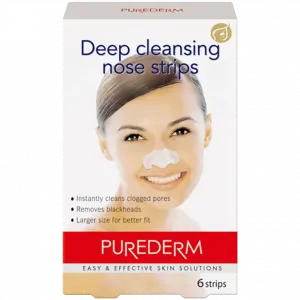 Purederm полоски для очистки носа, 6 шт./1 упаковка