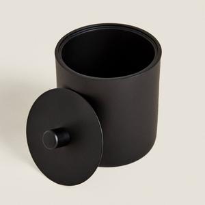 Банка для хранения с крышкой Zara Home Resin, черный
