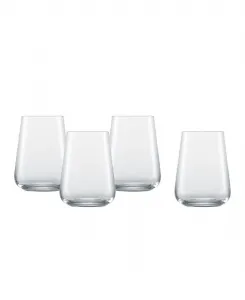 Набор из 4 бокалов для вина без ножки Vervino Zwiesel Glas, прозрачный