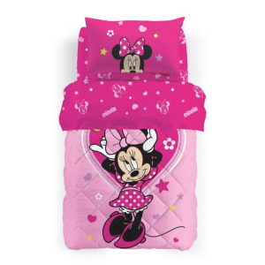 Покрывало  Caleffi Disney Minnie, 170×265 см, розовый