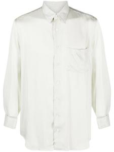 Рубашка с классическим воротником в полоску Lardini, белый