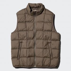 Жилет Uniqlo Pufftech, 34 коричневый