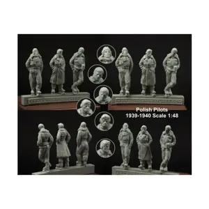 Польские летчики 1939-1940 гг., Historical Miniatures - Polish (1:48) (Scibor Monstrous Miniatures)