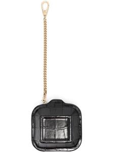 Bally футляр для AirPods с логотипом, черный