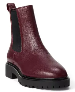 Женские ботинки Chelsea Allyson на квадратном каблуке Lauren Ralph Lauren, красный