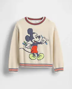 Свитер для малышей × Disney Baby & Toddler с Микки Маусом Gap, бежевый
