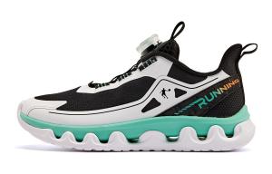 Скользоустойчивые амортизирующие износостойкие низкие детские кроссовки для бега QIAODAN, черный/зеленый Хацунэ Мику