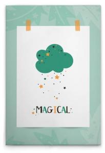 Картина на холсте A.S. Création Dream Big 3 цвет grünweissorangeschwarzbraun