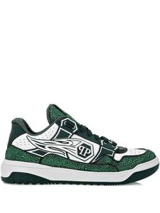 Кожаные низкие кеды Philipp Plein, белый