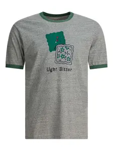 Футболка с принтом Kapital, серый