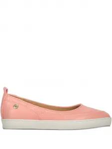 Балетки с логотипом Moschino, розовый