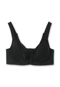 Верх бикини обеспечивает форму и устойчивость благодаря сетчатой подкладке Sheego, черный