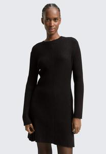 Платье TOM TAILOR DENIM WITH CREW NECK, Deep Black/Black