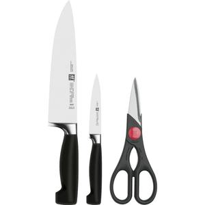 Набор ножей Zwilling Four Star, 3 шт, черный