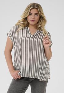 Блуза Kaffe Curve ALIA , Black Chalk Stripe/Black