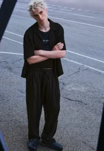 Очень широкие брюки Bershka, Black