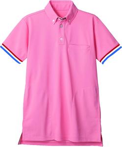 Рубашка-поло Montblanc 72-472 (унисекс/с коротким рукавом) SS Sumisho, медицинская униформа, розовая