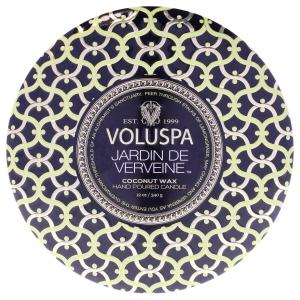 Свеча Maison Noir Collection 3 Wick Tin Candle - Jardin de Verveine от Voluspa для унисекс - свеча на 12 унций Voluspa, белый