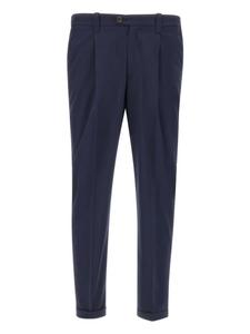 Брюки со складками DEVORE, синий