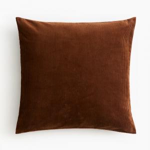 Вельветовая наволочка H&M, 50x50, Коричневый