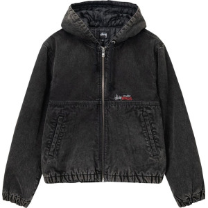 Куртка Stussy Double Dye Work Jacket 'Black', черный