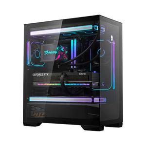 Корпус ThundeRobot Black Warrior, ATX, Mid Tower, чёрный