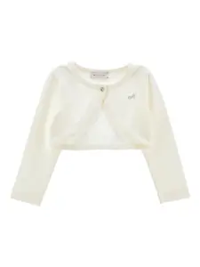 Кардиган на пуговицах Monnalisa, бежевый