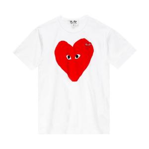 Футболка Comme des Garçons PLAY Big Heart Tee 'White', белый