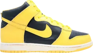 Кроссовки Nike Dunk High QK Vintage 'Varsity Maize', черный