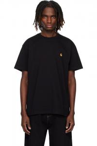 Футболка с короткими рукавами и рукавами для погони Carhartt Work In Progress, черный