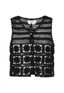 Вязаный жилет usha FESTIVAL Fashion Look, черный