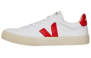 Кроссовки Campo на шнуровке 'Белый Красный' VEJA