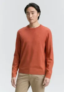 Простой джемпер с круглым вырезом Tom Tailor, Rust Red Melange