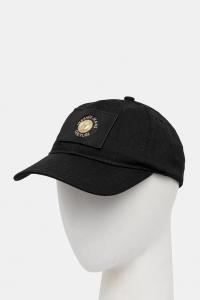Хлопковая кепка с козырьком Versace Jeans Couture, черный
