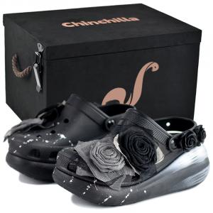 Crocs Классические сабо NR Clogs унисекс, черные, серебристые