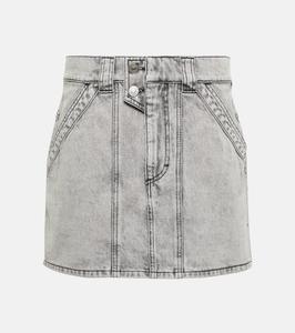 Джинсовая мини-юбка Marant Etoile, Light Grey