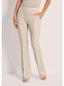 MADELEINE Брюки-клеш на резинке, цвет "галька"