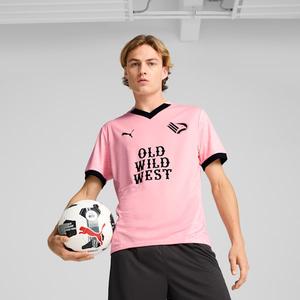 Мужская футбольная майка Palermo F.C. 24/25 Home Replica Puma, розовый