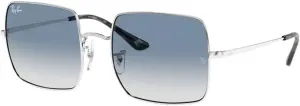 Солнцезащитные очки Ray-Ban RB1971 квадратной формы для женщин + комплект с аксессуарами, Silver / Clear Gradient Blue