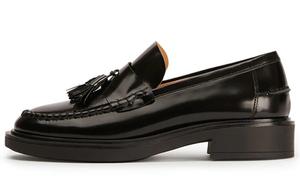 Туфли на платформе женские низкие черные Tony Bianco