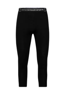 Женские трусы из шерсти мериноса 3/4 «Ballarat» normani, черный