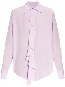 Victoria Beckham шелковая рубашка, фиолетовый