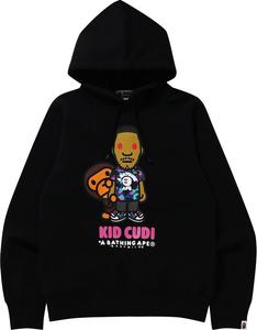 Худи BAPE x Kid Cudi Baby Milo Pullover Hoodie Black, черный