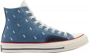 Кроссовки Converse Chuck 70 High Indigo Boro, синий