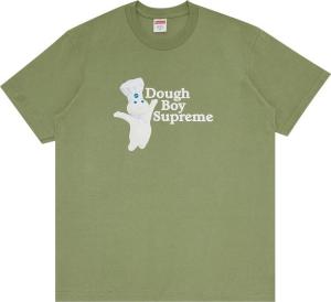 Футболка Supreme Doughboy Tee 'Light Olive', зеленый