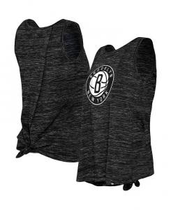 Женская черная майка Brooklyn Nets Space Dye Active New Era, черный