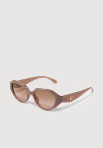 Солнцезащитные очки COACH Sunglasses, Milky Putty/Brown/Peach/Light Brown