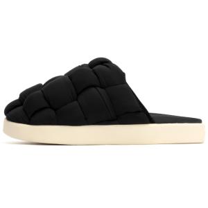 FOOT INDUSTRY Сандалии-сандалии с плетеной подкладкой, унисекс, черные