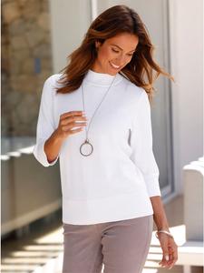 Свитер с воротником-стойкой цвета экрю WITT WEIDEN